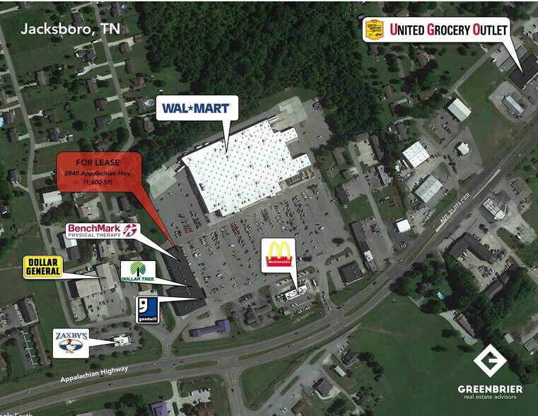 More Photos Of 2832-2844 Appalachian Hwy, Jacksboro General Retail For Lease