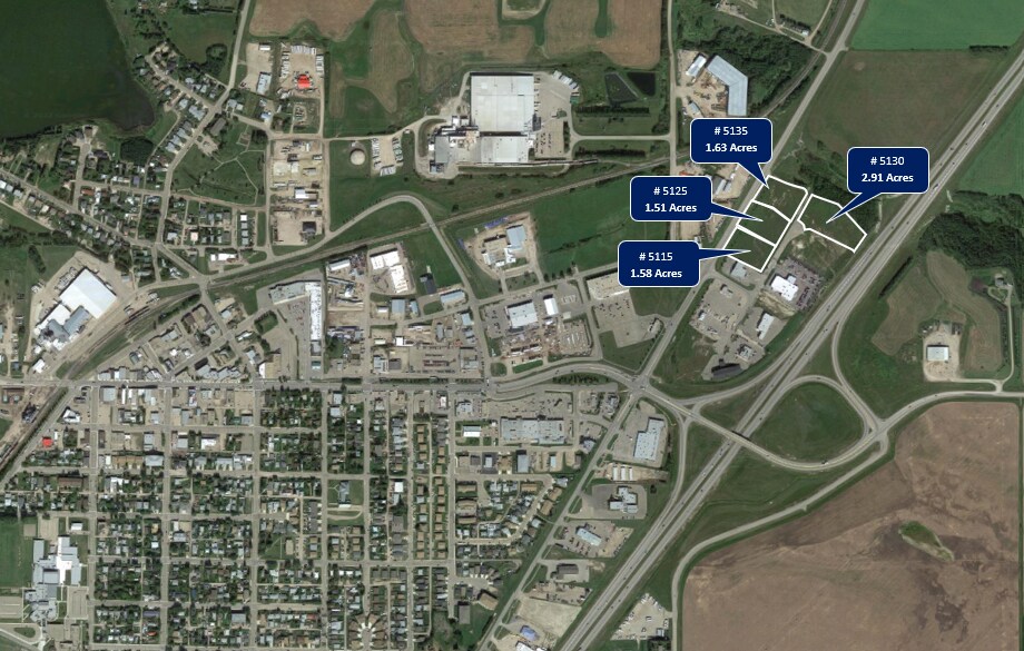More Photos Of 5115 40 Av, Innisfail Land For Sale