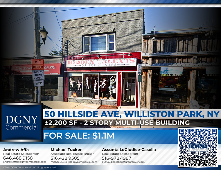 Primary Photo Of 50 Hillside Ave, Williston Park Storefront For Sale