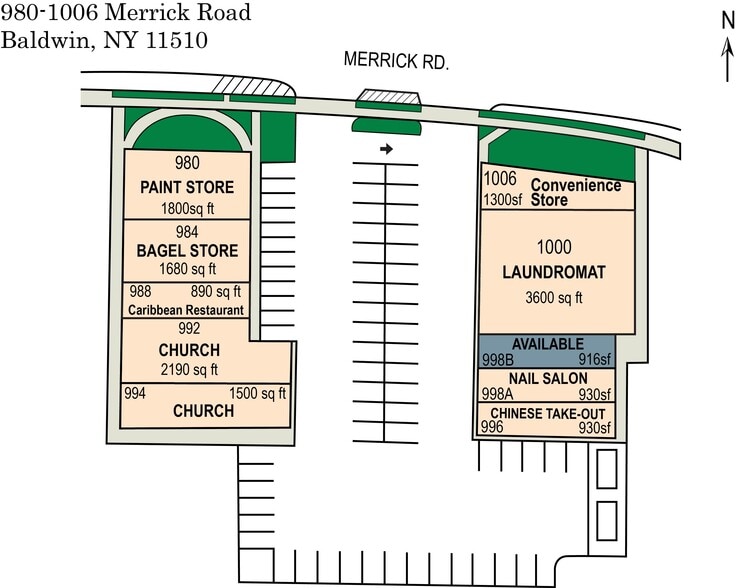 Primary Photo Of 980-994 Merrick Rd, Baldwin General Retail For Sale
