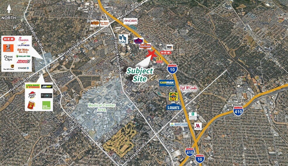 More Photos Of 9411 Wurzbach Rd, San Antonio Storefront For Lease