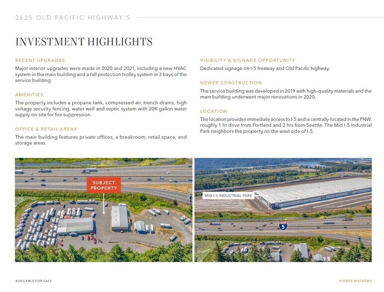 More Photos Of 2625 Old Pacific Hwy S, Kelso General Retail For Sale