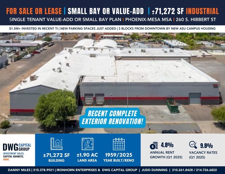 More Photos Of 260 S Hibbert St, Mesa Warehouse For Sale