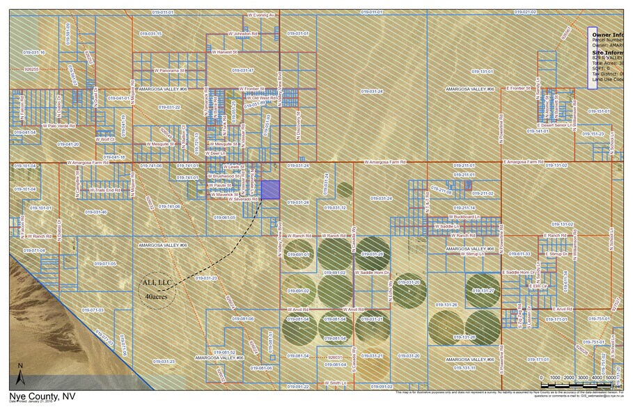 More Photos Of 1640 Valley View Blvd, Amargosa Valley Land For Sale