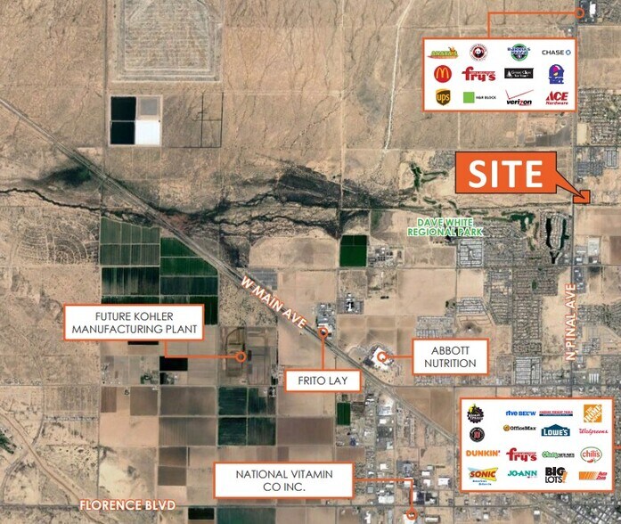 More Photos Of 2150 N Pinal Ave / 265 & 307 W Bisnaga St, Casa Grande Land For Sale