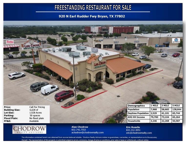 Primary Photo Of 920 N Earl Rudder Fwy, Bryan Restaurant For Sale