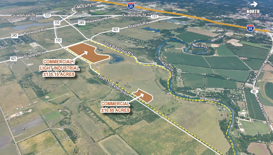 More Photos Of Old Bastrop Hwy & Staples Rd, San Marcos Land For Sale
