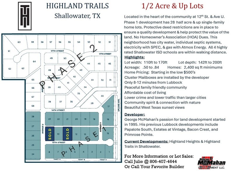 More Photos Of 1906 14th Street St, Shallowater Land For Sale