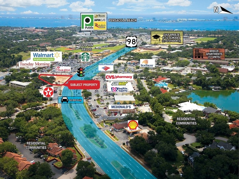 More Photos Of 250 Gulf Breeze Pky, Gulf Breeze Freestanding For Lease