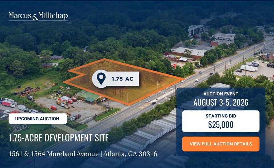 More Photos Of 1561-1565 Moreland Ave, Atlanta Land For Sale