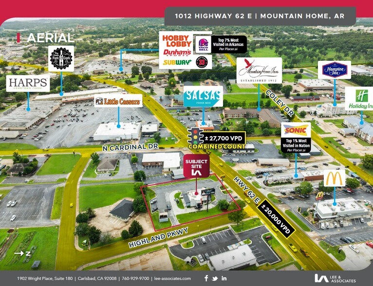 More Photos Of 1012 Highway 62 E, Mountain Home Fast Food For Lease