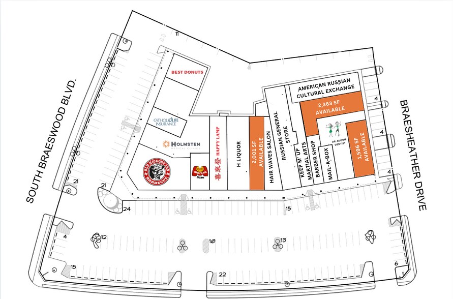 More Photos Of 9600-9611 Hillcroft Ave, Houston Unknown For Lease