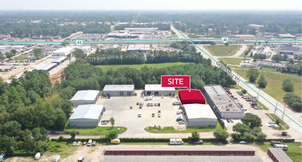 More Photos Of 806 Gladstell St, Conroe Industrial For Lease