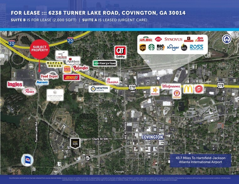 More Photos Of 6238 Turner Lake Rd SW, Covington Medical For Sale