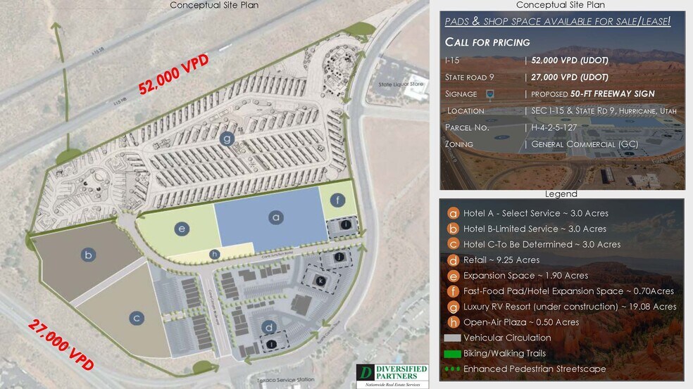 More Photos Of SEC I-15 & SR 9, Washington Land For Lease