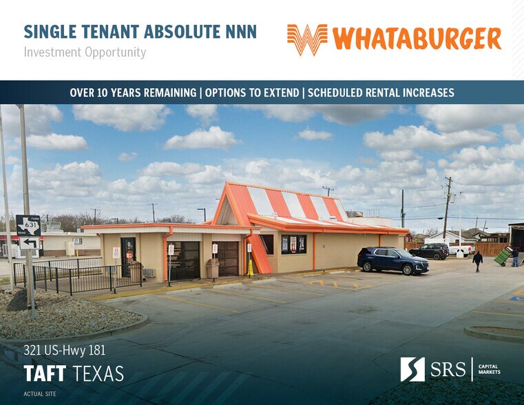 Primary Photo Of 321 Us Highway 181, Taft Fast Food For Sale