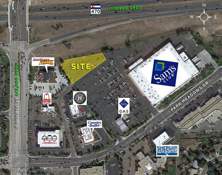 Primary Photo Of 7817 Park Meadows Dr, Lone Tree Land For Lease