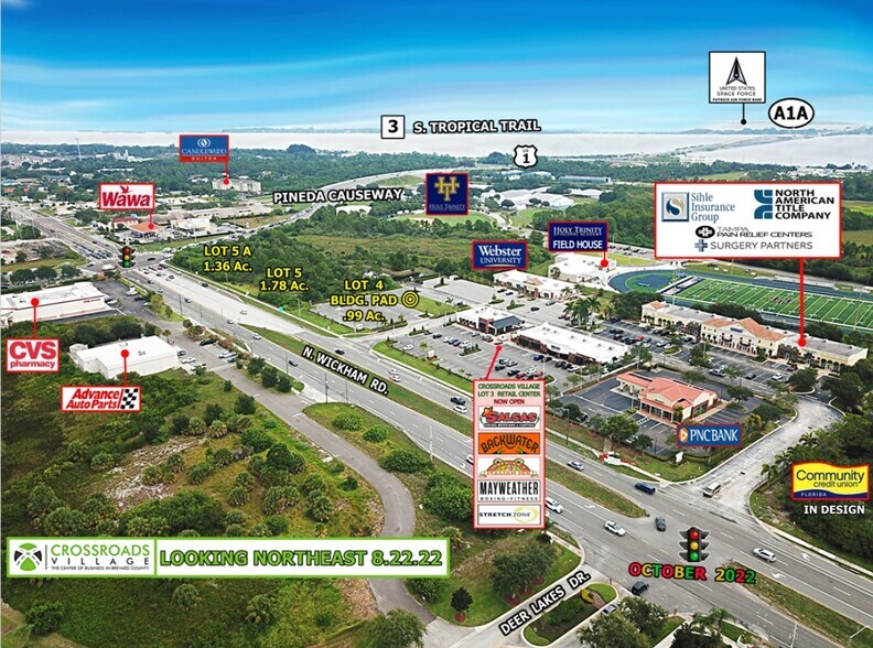 More Photos Of 5565 N Wickham Rd, Melbourne General Retail For Lease