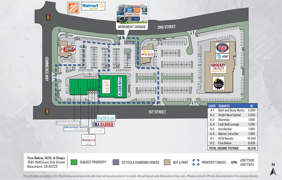 More Photos Of 1541-1545 E 2nd St, Beaumont General Retail For Sale