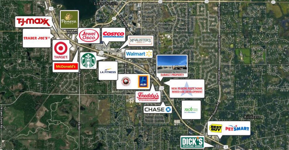 More Photos Of 1110-1150 Rand Rd, Lake Zurich Unknown For Lease