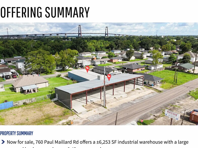 More Photos Of 760 Paul Maillard Rd, Luling Warehouse For Sale