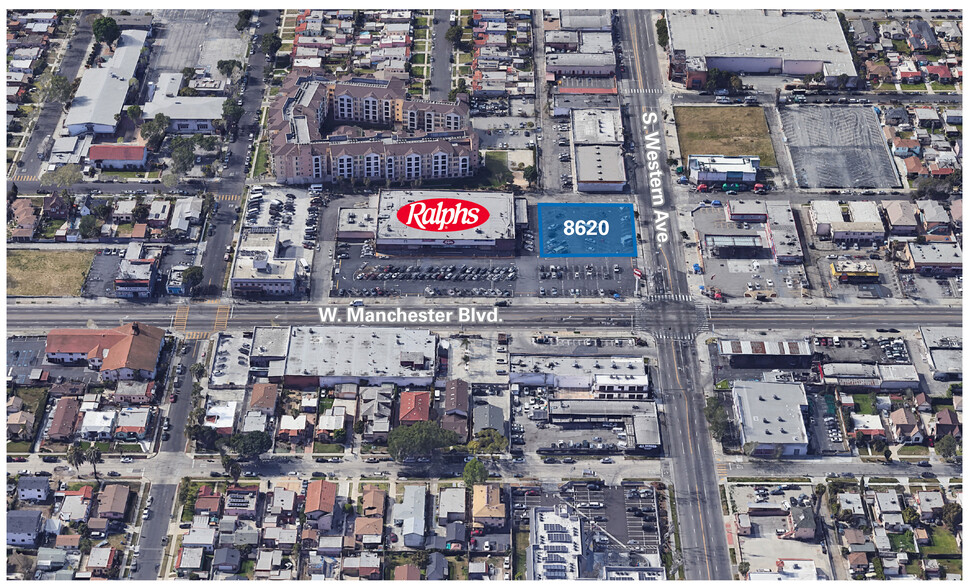 Primary Photo Of 8620 Western Ave, Los Angeles Land For Lease