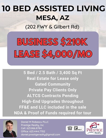 Primary Photo Of 202 Fwy & Gilbert Rd, Mesa Assisted Living For Lease