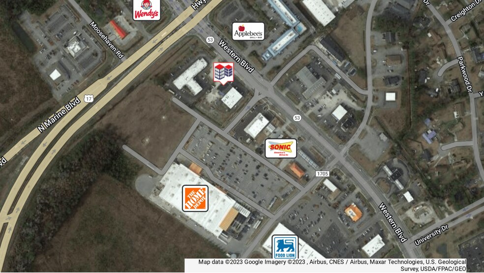 More Photos Of 487 Western Blvd, Jacksonville Freestanding For Lease