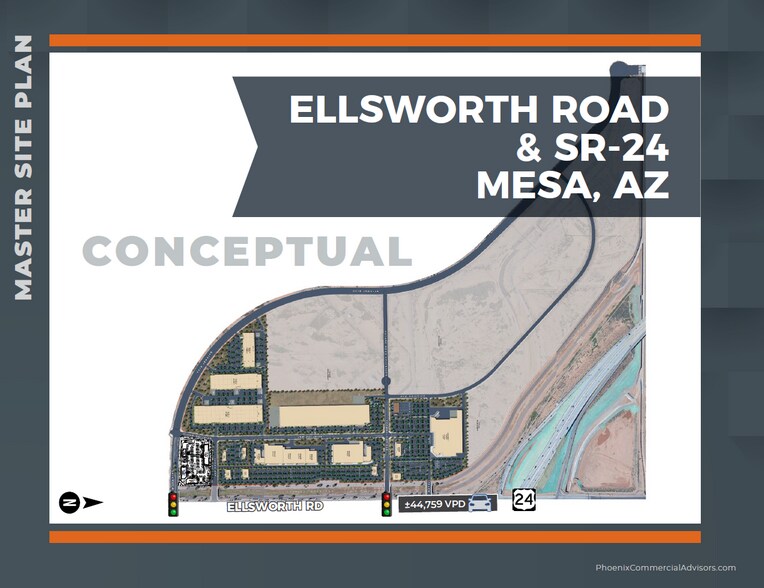 More Photos Of SWC Ellsworth Rd & SR-24, Mesa General Retail For Sale