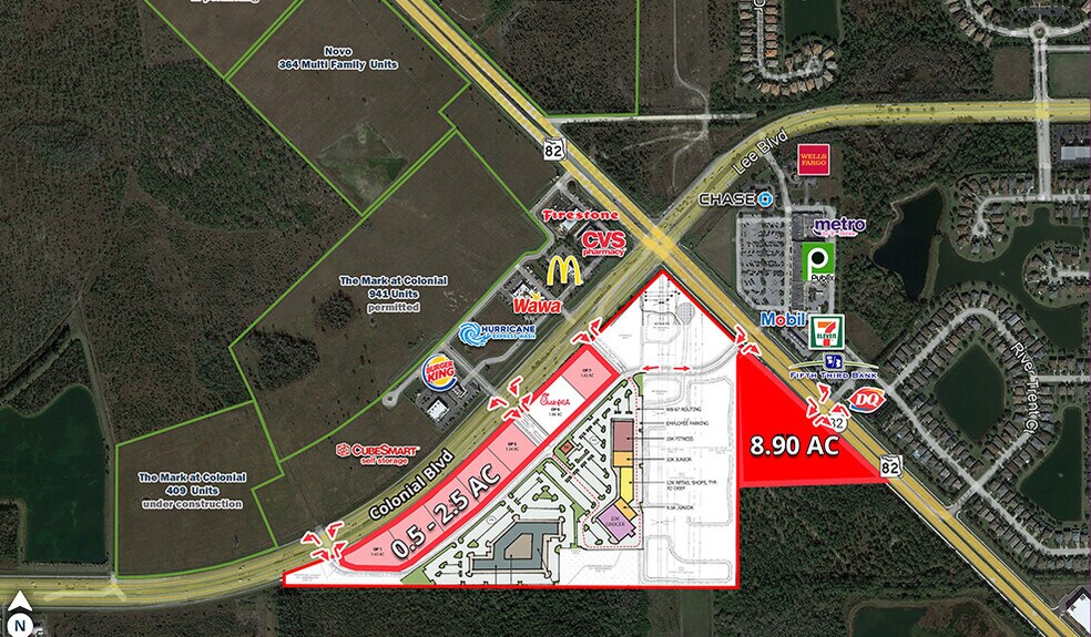 Primary Photo Of 1100 Colonial Blvd, Fort Myers Land For Lease