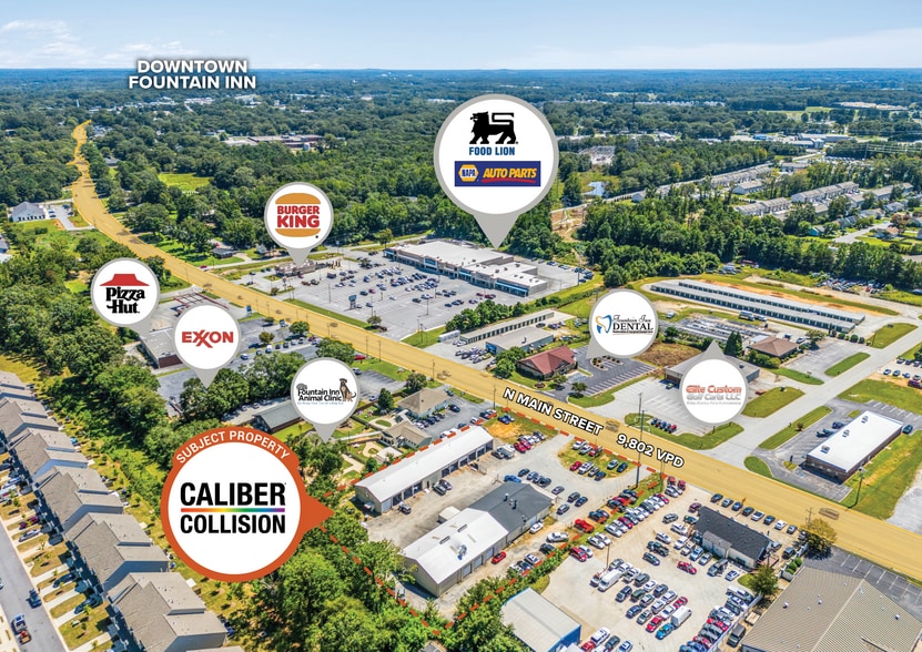Primary Photo Of 1134 N Main St, Fountain Inn Freestanding For Sale