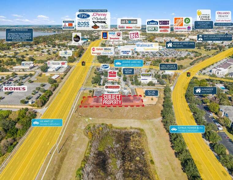 More Photos Of Johns Lake Rd & US Hwy 27, Clermont General Retail For Sale