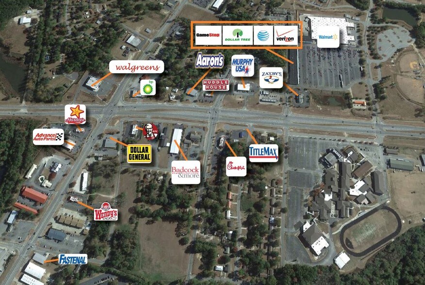 More Photos Of 355 Veterans Pky S, Moultrie General Retail For Sale