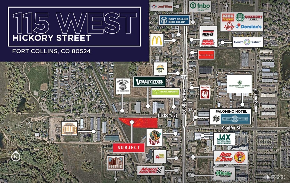 Primary Photo Of 115 W Hickory St, Fort Collins Land For Sale