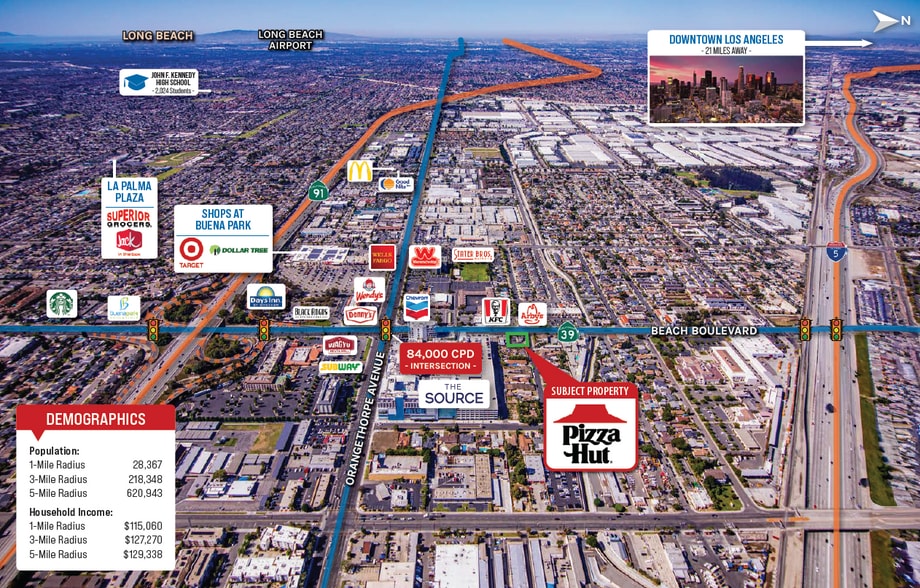 More Photos Of 6832 Beach Blvd, Buena Park Freestanding For Sale