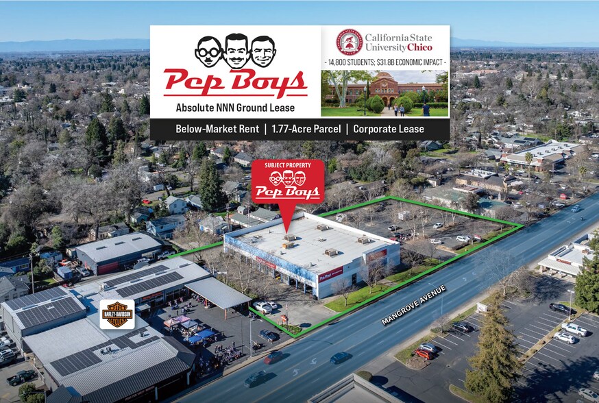 Primary Photo Of 1555 Mangrove Ave, Chico Freestanding For Sale