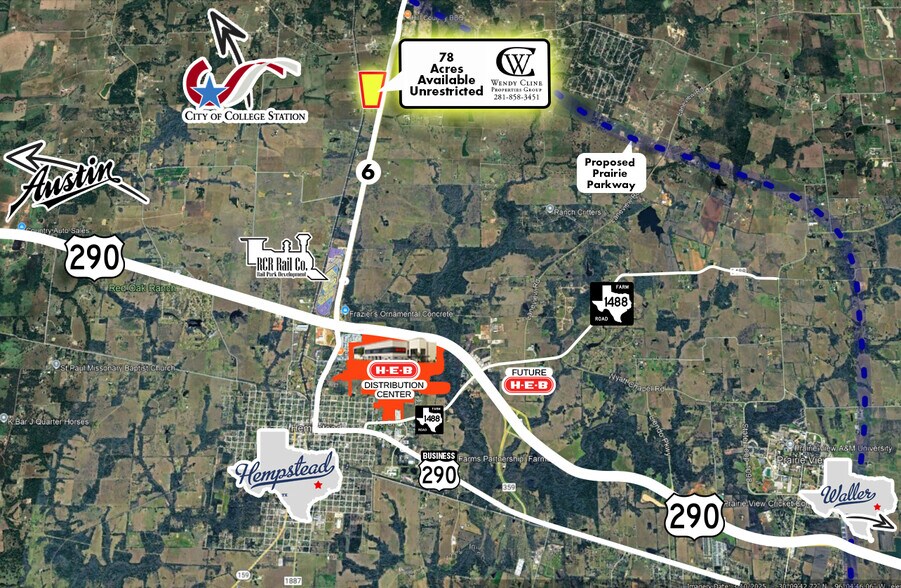 More Photos Of TBD N 6 hwy, Hempstead Land For Sale