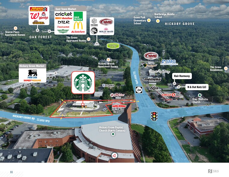 More Photos Of 6021 Hickory Grove Rd, Charlotte Fast Food For Sale