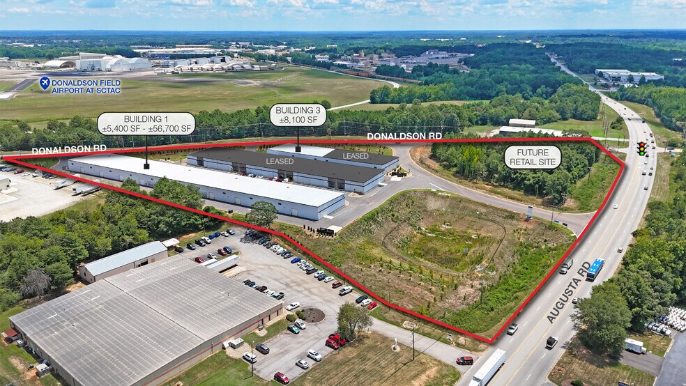 More Photos Of Augusta Rd & Donaldson Rd, Greenville Unknown For Lease