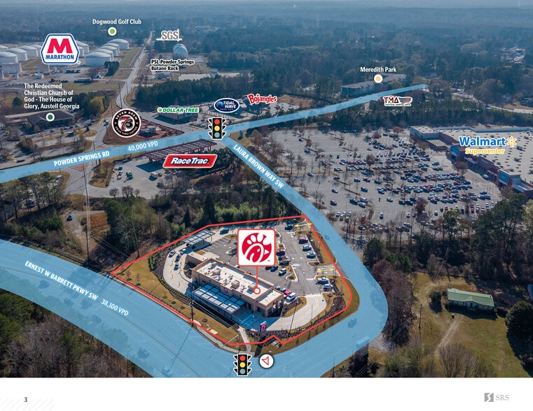 More Photos Of 6652 Ernest W Barrett Pky SW, Marietta Fast Food For Sale