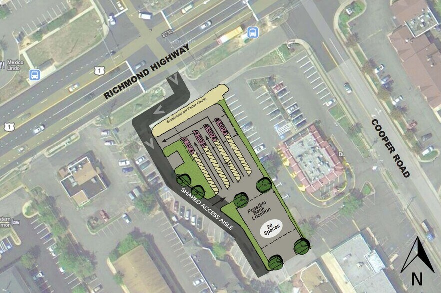 More Photos Of 8737 Richmond Hwy, Alexandria Land For Lease