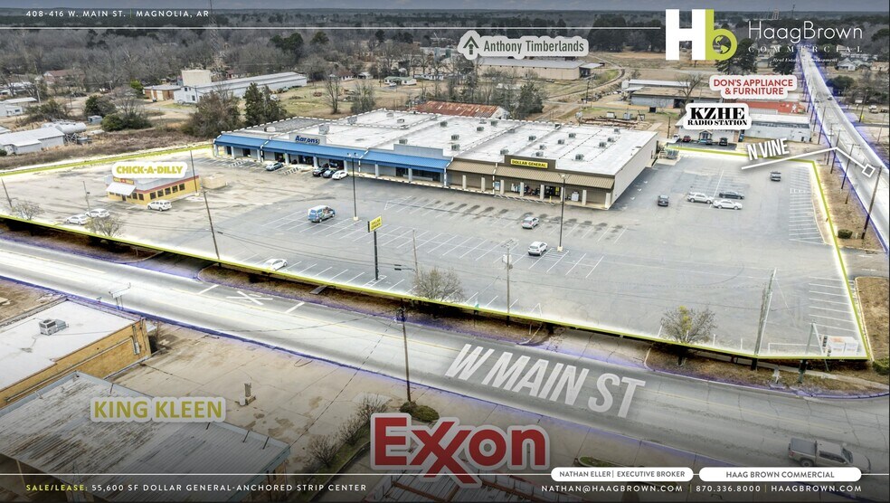 More Photos Of 402-412 W Main St, Magnolia Storefront For Lease
