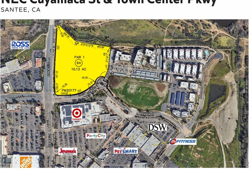 Primary Photo Of Town Center Pky, Santee Land For Sale