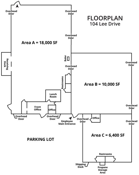 More Photos Of 104 Lee St, Lodi Manufacturing For Lease