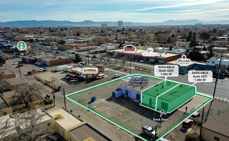 More Photos Of 4201-4207 Lomas Blvd NE, Albuquerque Freestanding For Lease