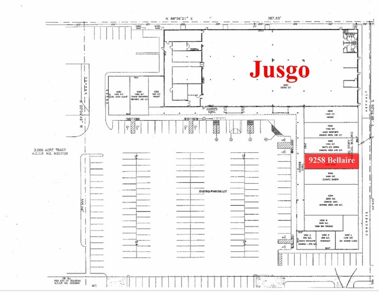 More Photos Of 9250-9288 Bellaire Blvd, Houston General Retail For Lease