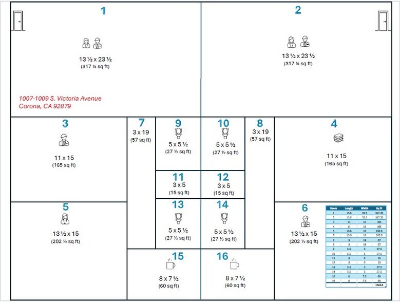 More Photos Of 1007-1013 S Victoria Ave, Corona Loft Creative Space For Lease