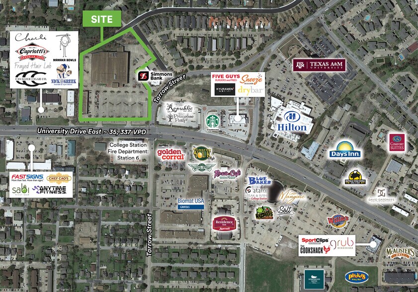 More Photos Of 601 University Dr, College Station Storefront For Lease