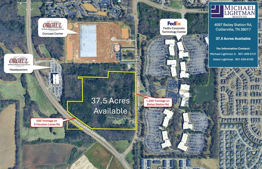 Primary Photo Of 4135 Bailey Station Rd, Collierville Land For Sale