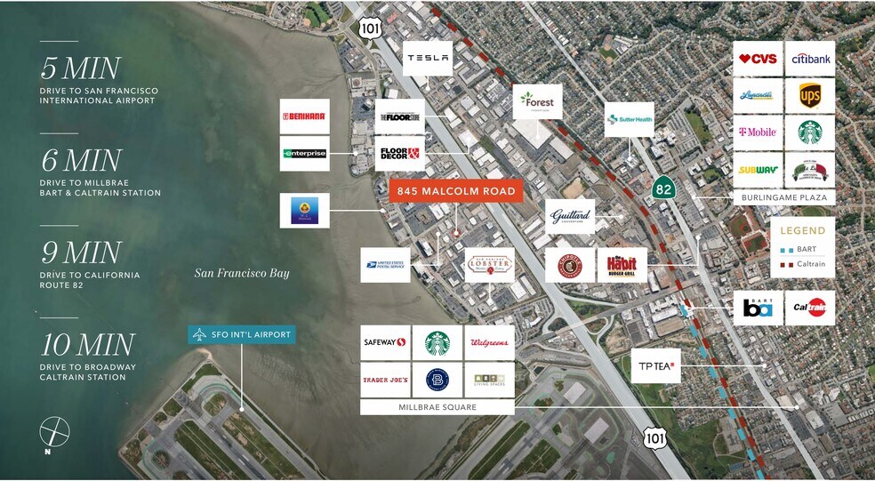 More Photos Of 845 Malcolm Rd, Burlingame Office Residential For Lease